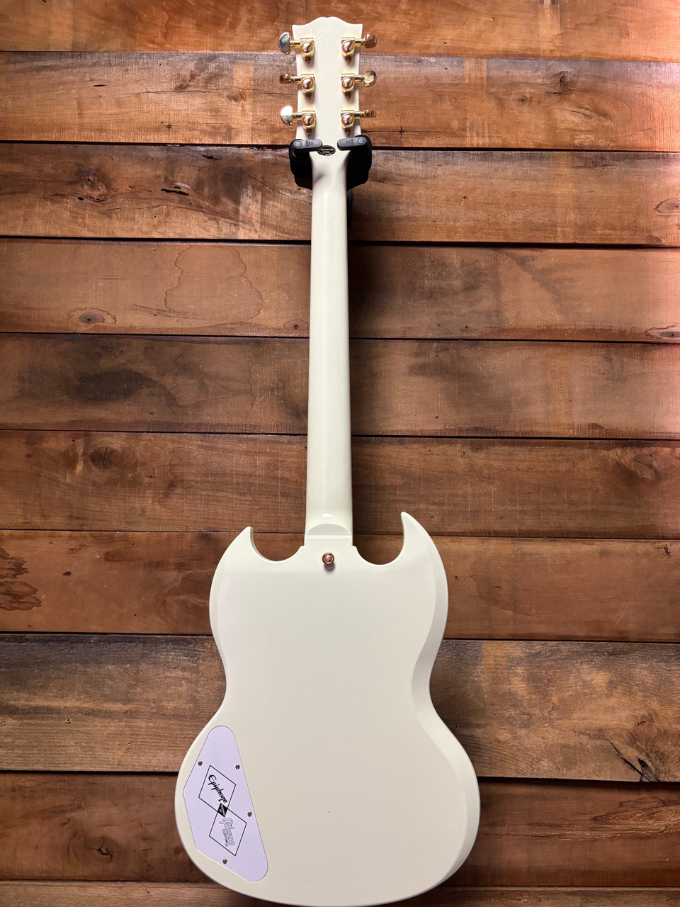 Epiphone Inspired by 63 Les Paul Custom Maestro Classic White w/case