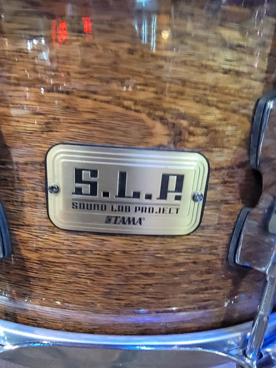 TAMA S.L.P. G-Hickory Snare Drum 14 x 6.5 Gloss Natural Elm