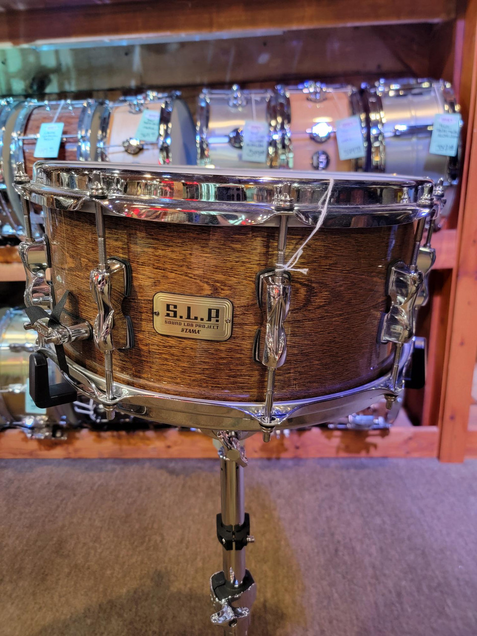 TAMA S.L.P. G-Hickory Snare Drum 14 x 6.5 Gloss Natural Elm