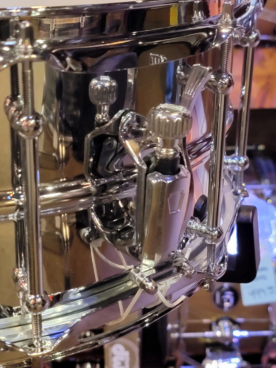 Ludwig Supralite 6.5x14 Polished Steel Snare Drum