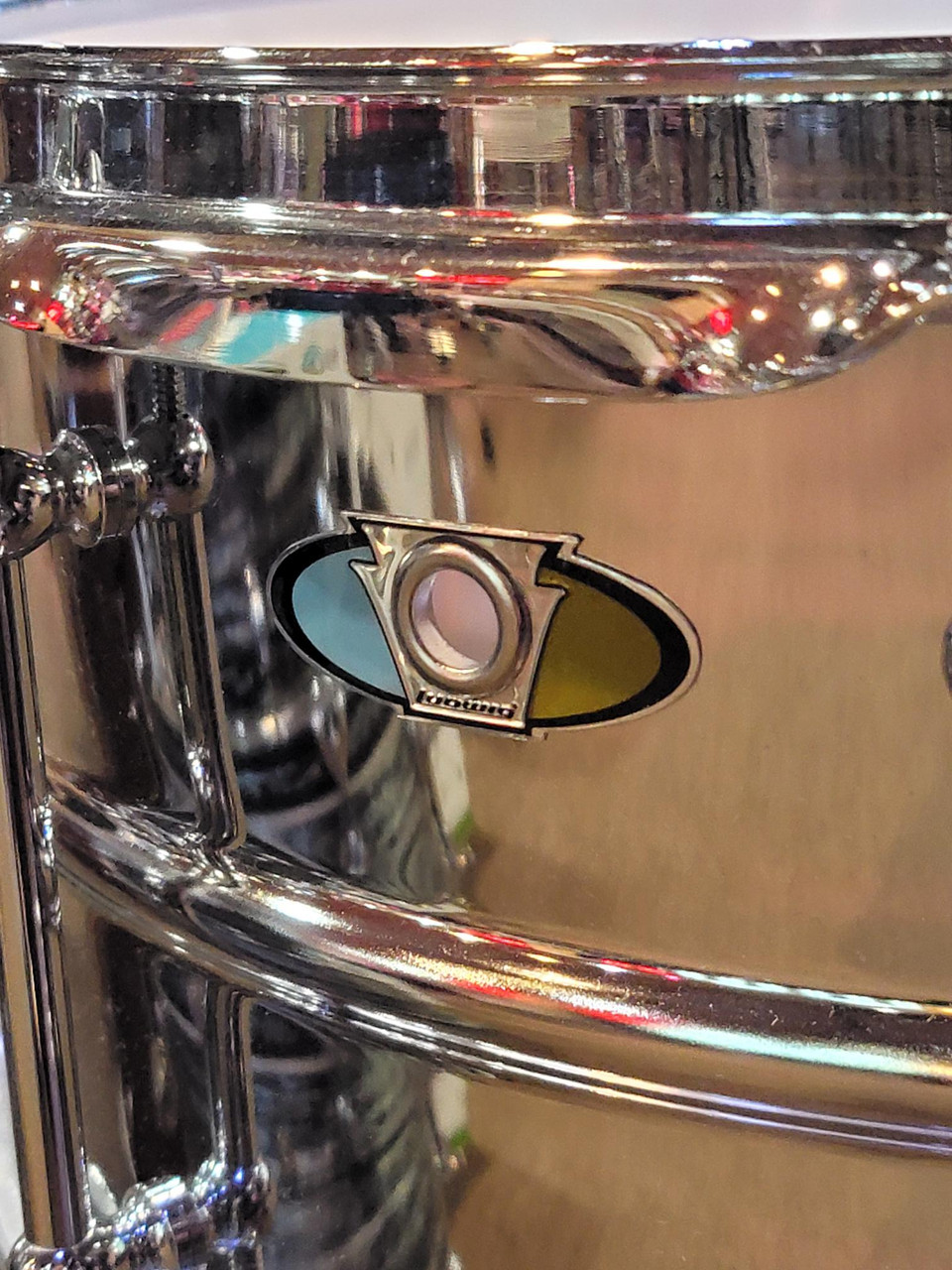 Ludwig Supralite 6.5x14 Polished Steel Snare Drum