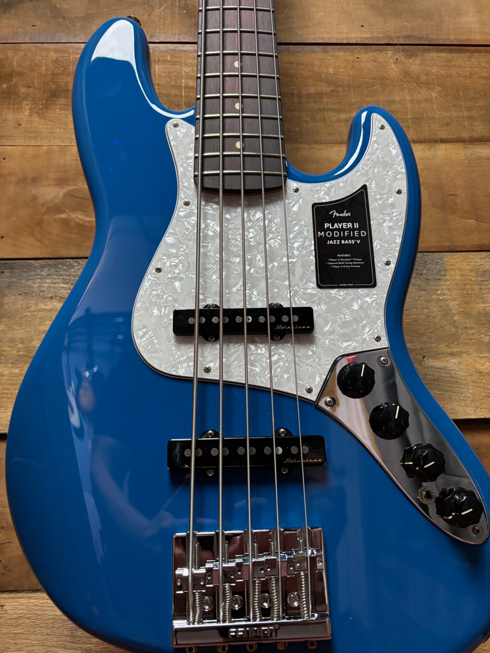 Fender Player II Modified Active Jazz Bass V w/bass