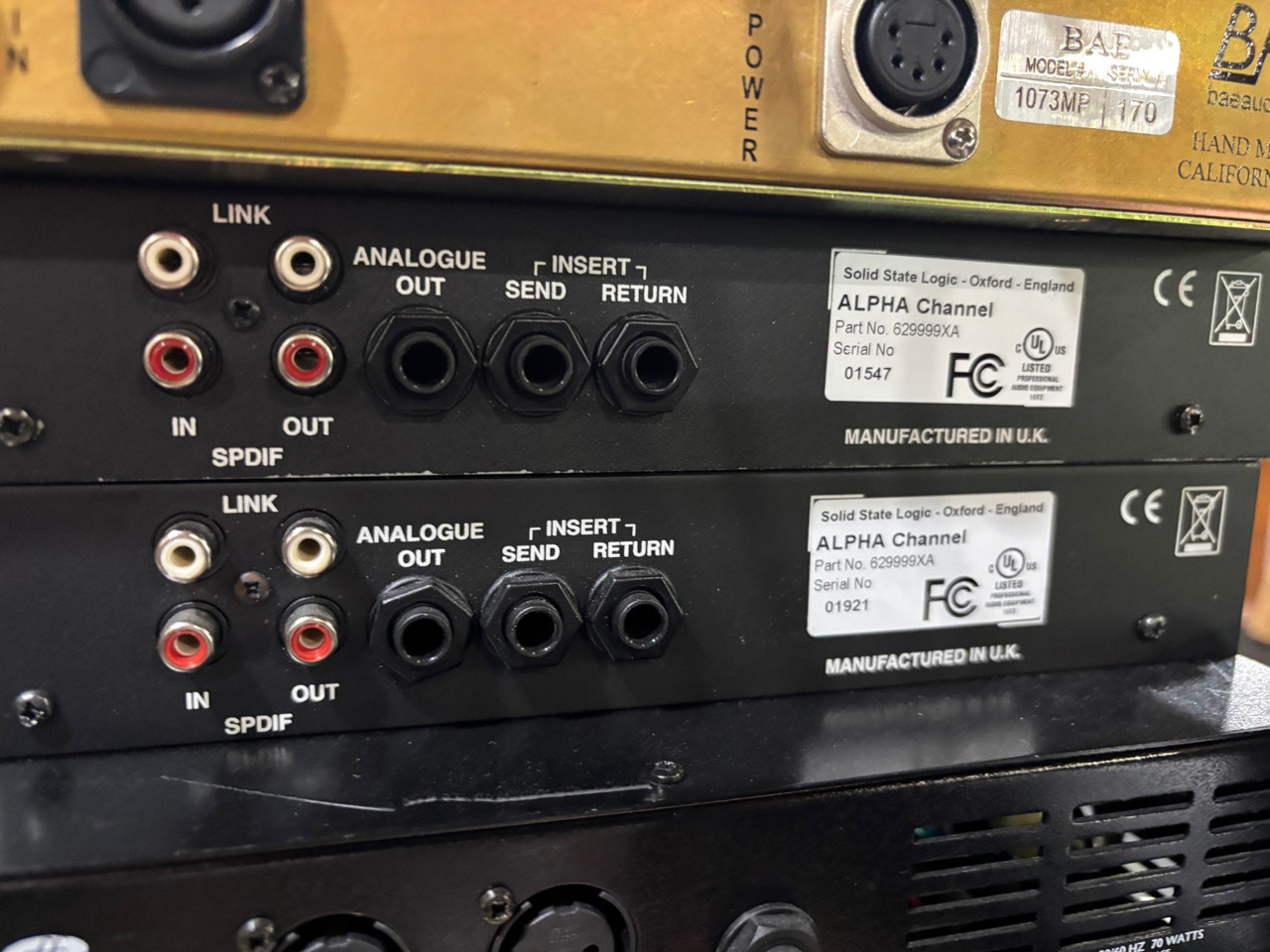 Pre-owned SSL Alpha Channel