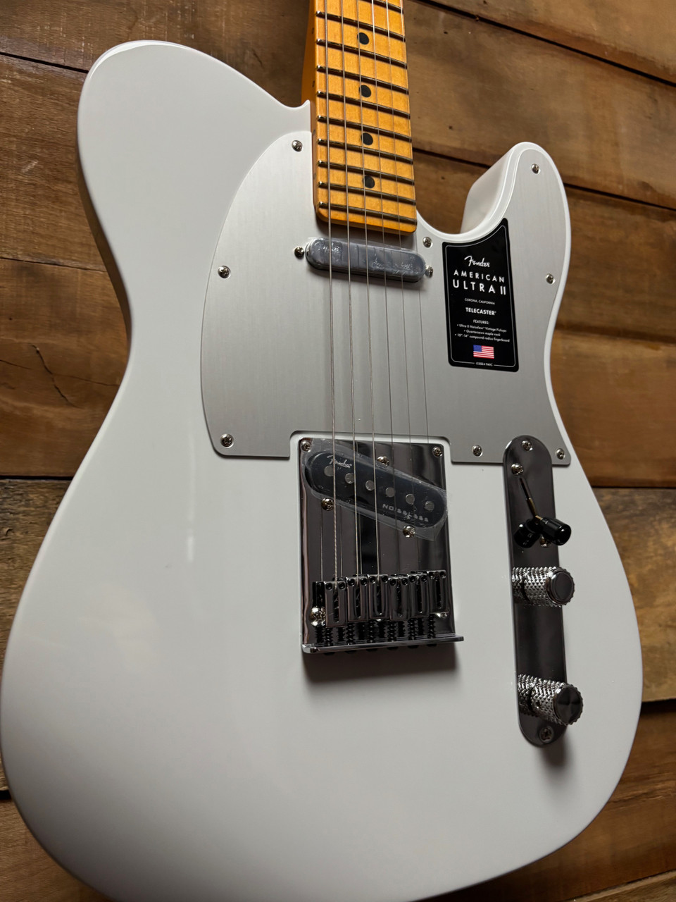 Fender American Ultra II Tele MB Avalanche w/case