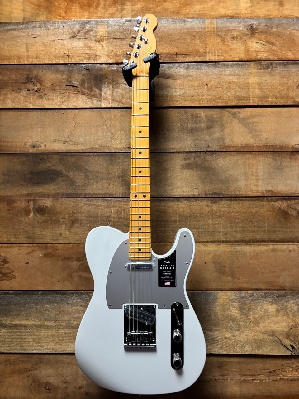 Fender American Ultra II Tele MB Avalanche w/case