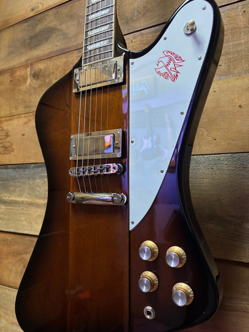 gibson firebird tobacco burst Gibson Firebird Platypus Tobacco Sunburst w/case