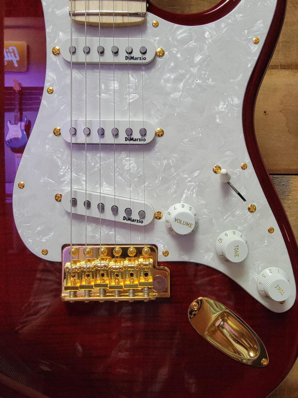 Fender MIJ Richie Kotzen Signature Stratocaster - Transparent Red