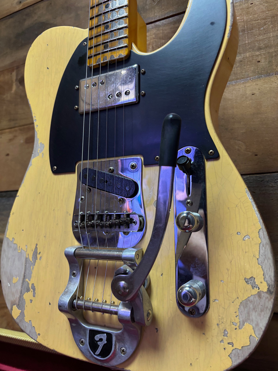 Fender Custom Shop CuNiFe Special Run Black Guard Tele Bigsby