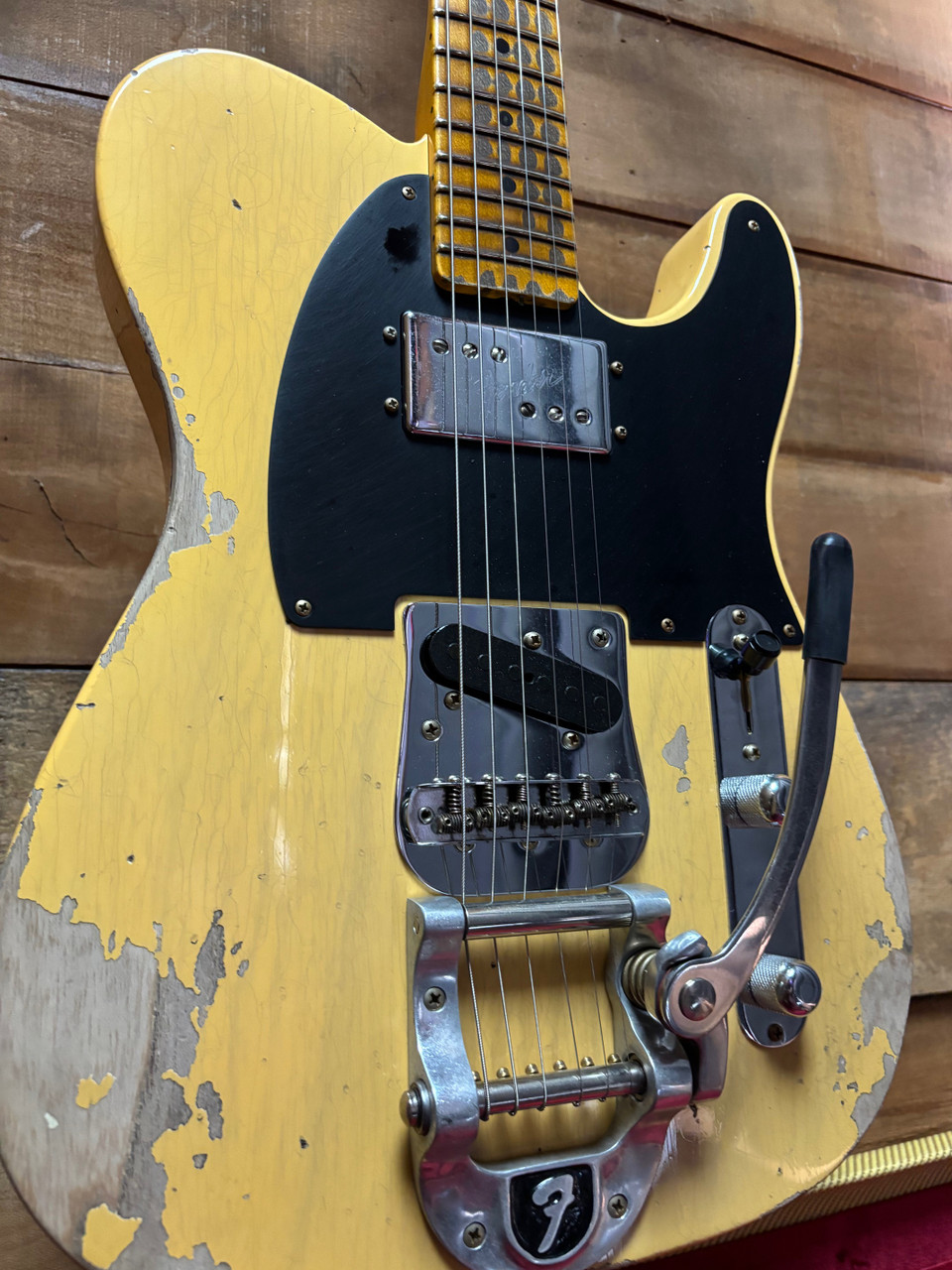 Fender Custom Shop CuNiFe Special Run Black Guard Tele Bigsby