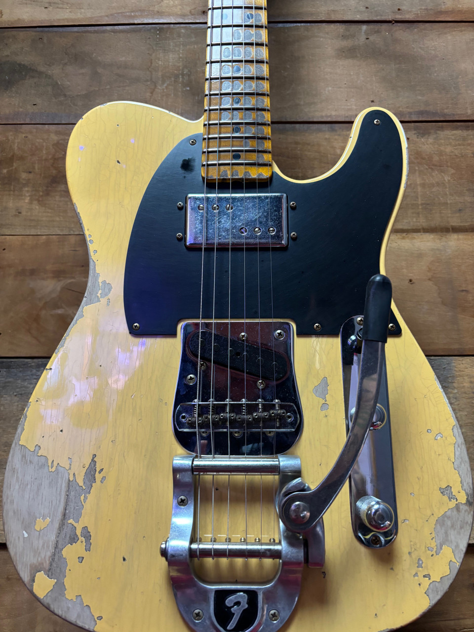 Fender Custom Shop CuNiFe Special Run Black Guard Tele Bigsby