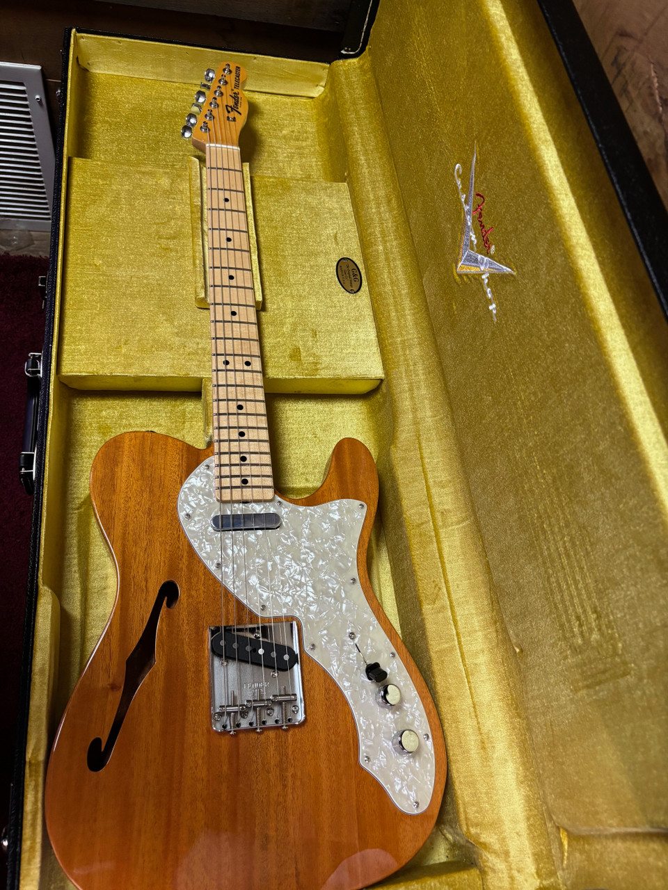 Fender Custom Shop Vintage 68 Thinline Telecaster NOS - Aged Natural