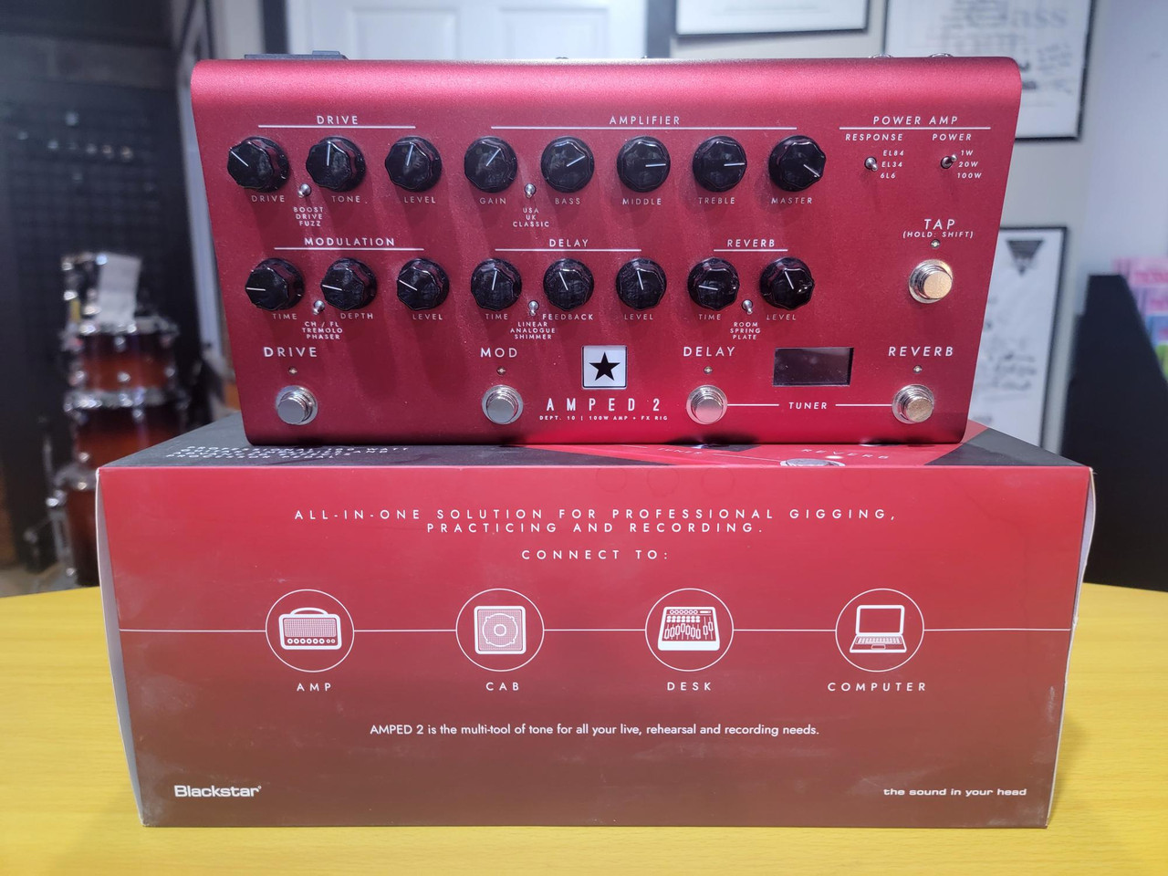 Blackstar Dept. 10 AMPED 2 100-watt Guitar Amplifier Pedal