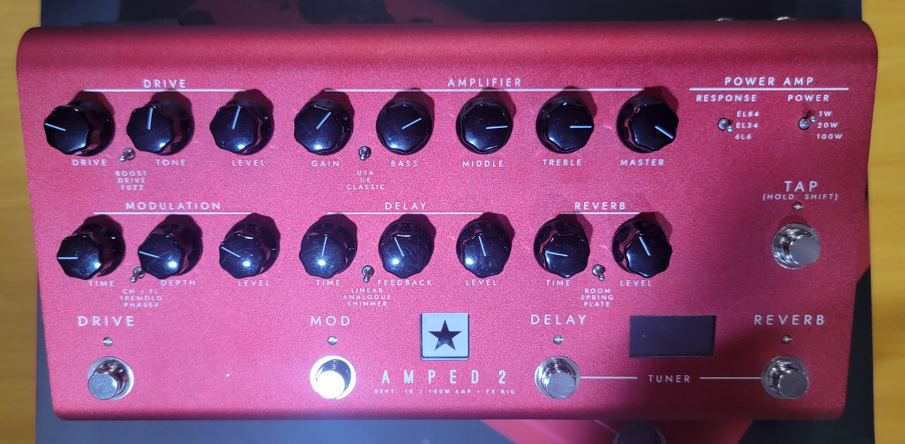 Blackstar Dept. 10 AMPED 2 100-watt Guitar Amplifier Pedal
