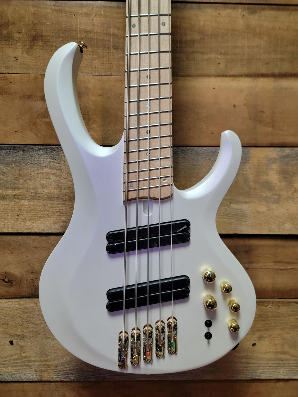 Ibanez BTB605MLMP Multi-Scale 5-String Bass - Pearl White