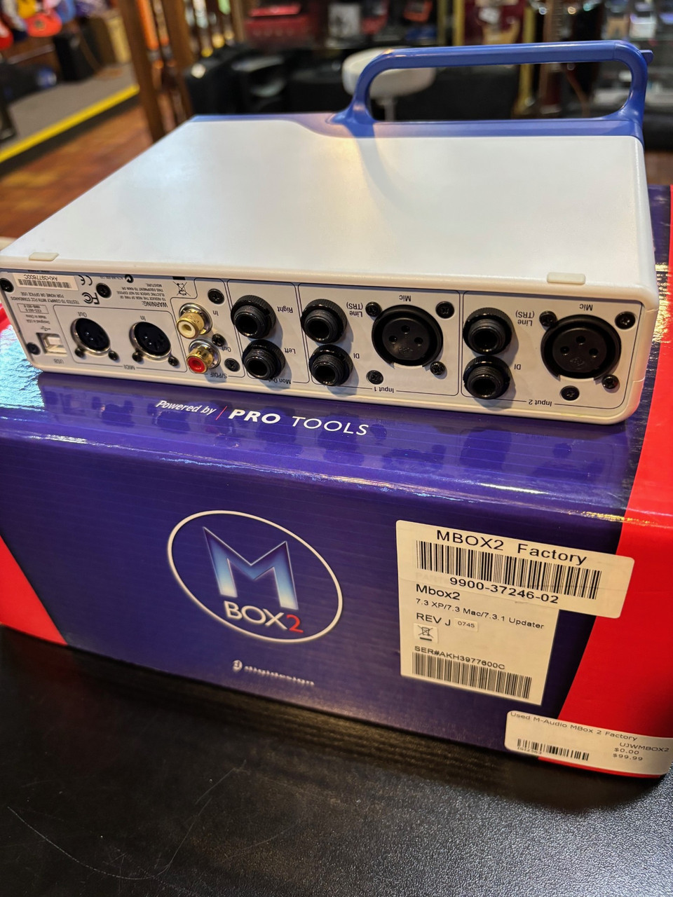 Pre-owned M-Audio MBox 2