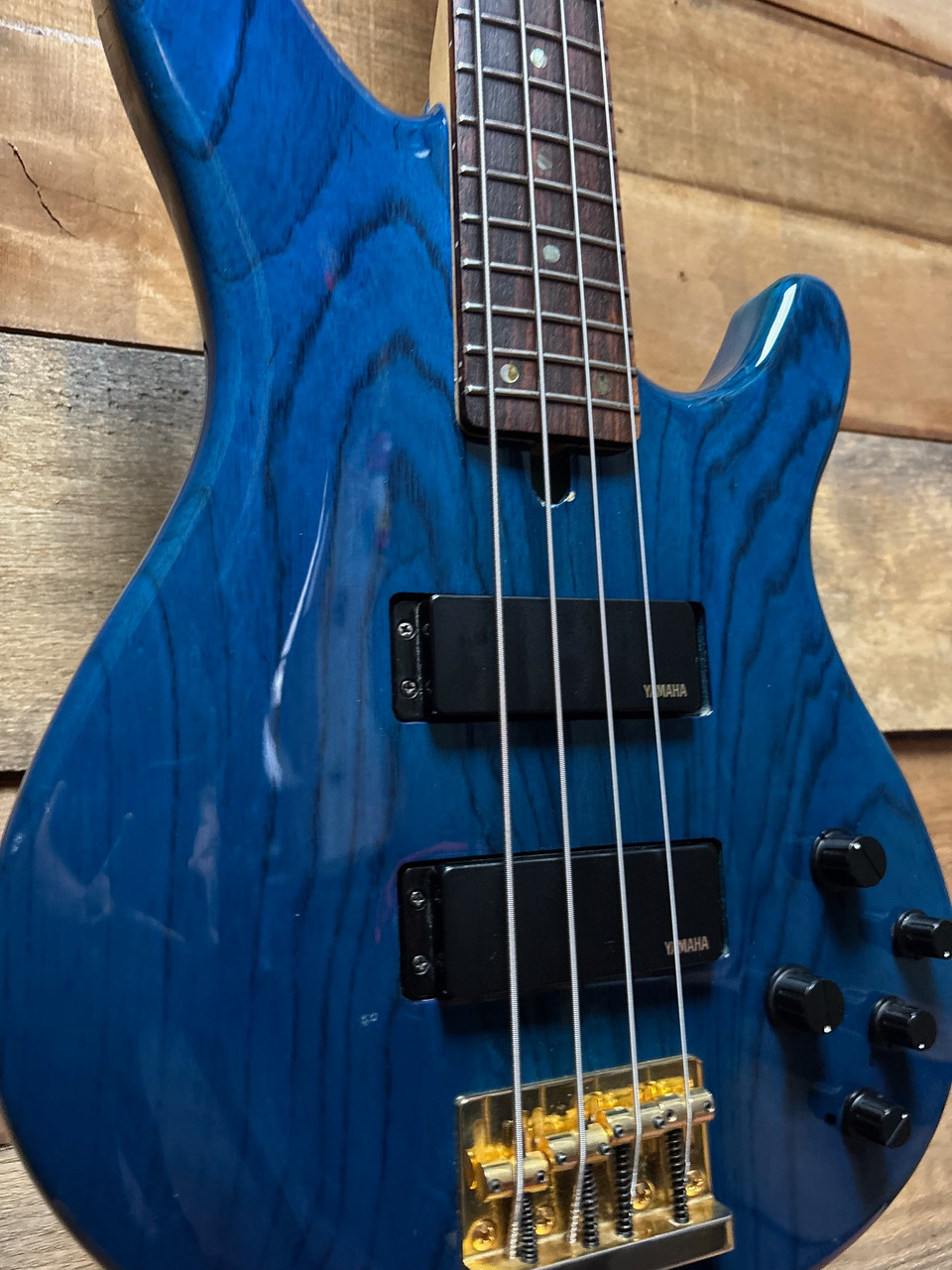 Vintage Yamaha MIJ TRB-4II Bass Trans Blue w/case