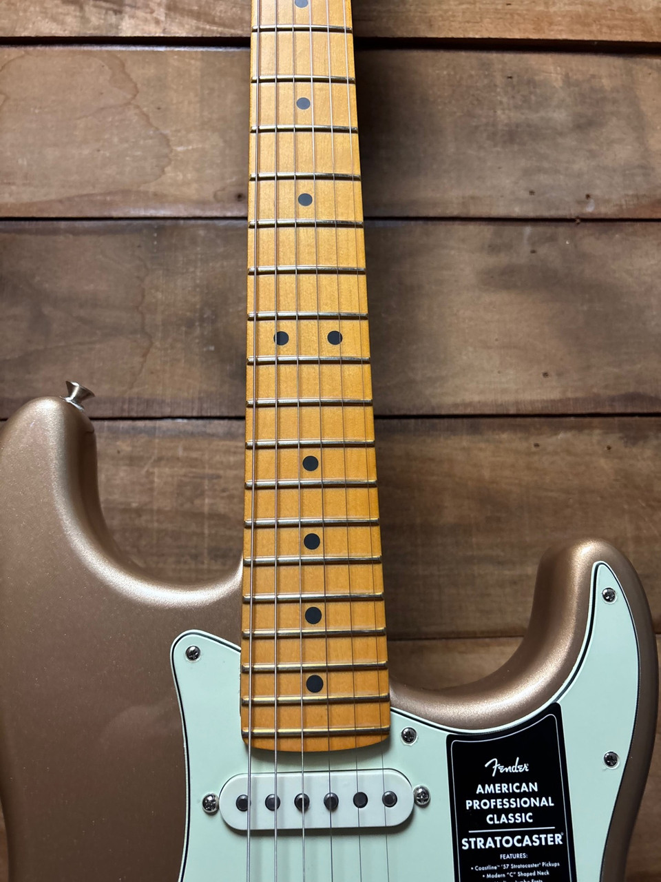 Fender American Pro Classic Strat MP Firemist Gold w/bag