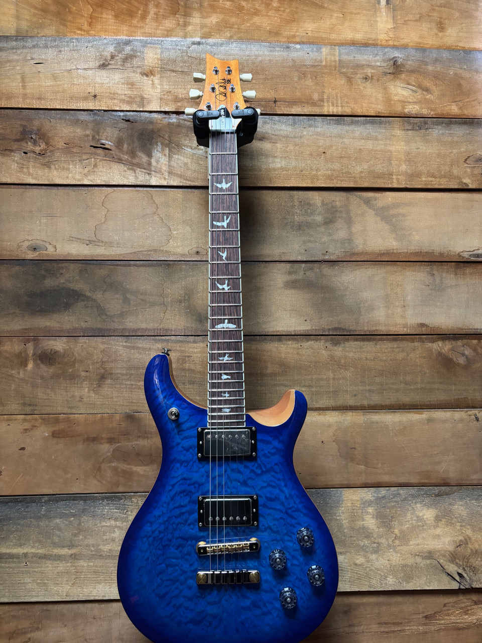 PRS SE McCarty 594 Quilt Faded Blue Burst w/bag