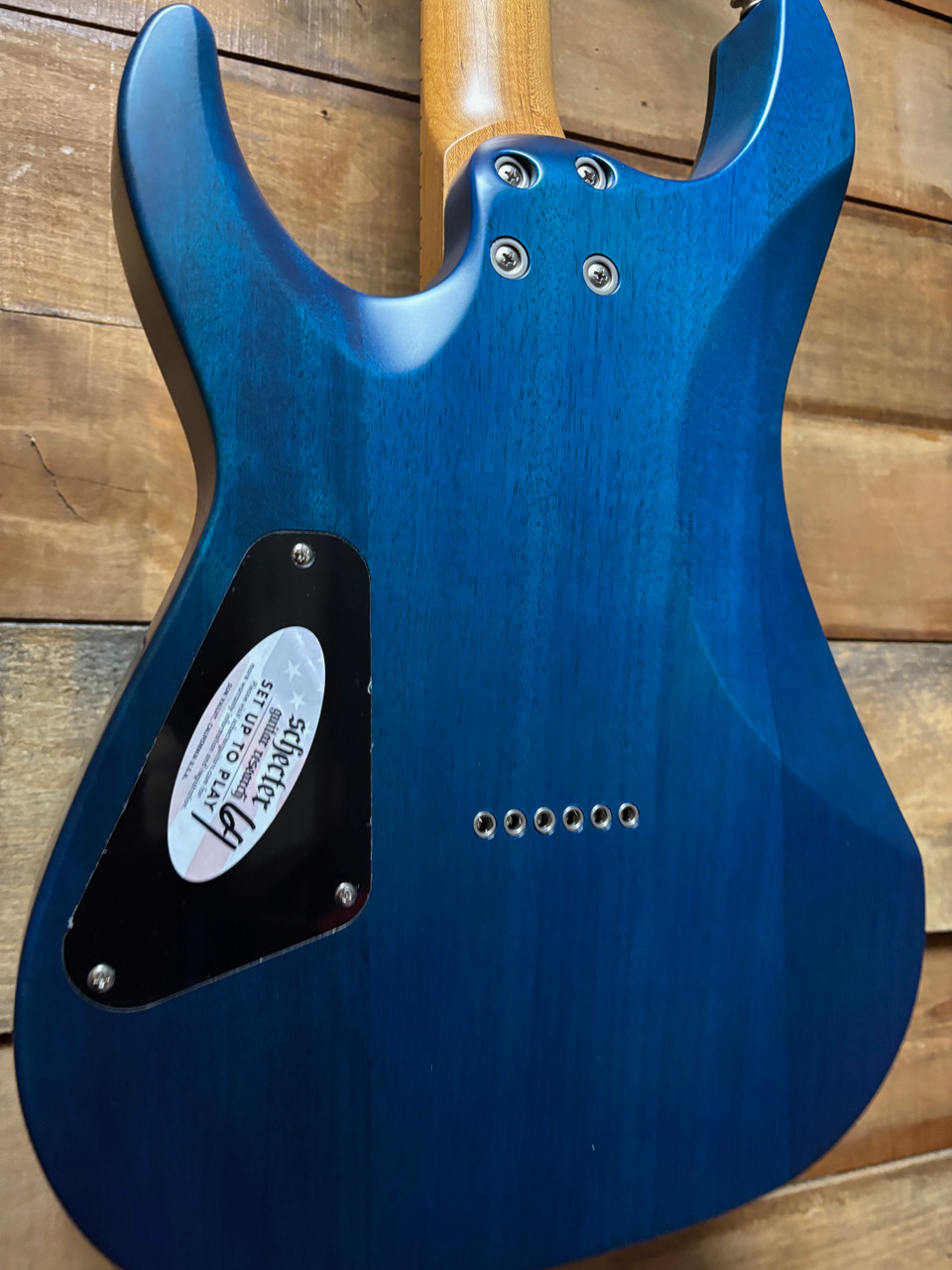 Schecter C-1 Standard Plus Blue Fade