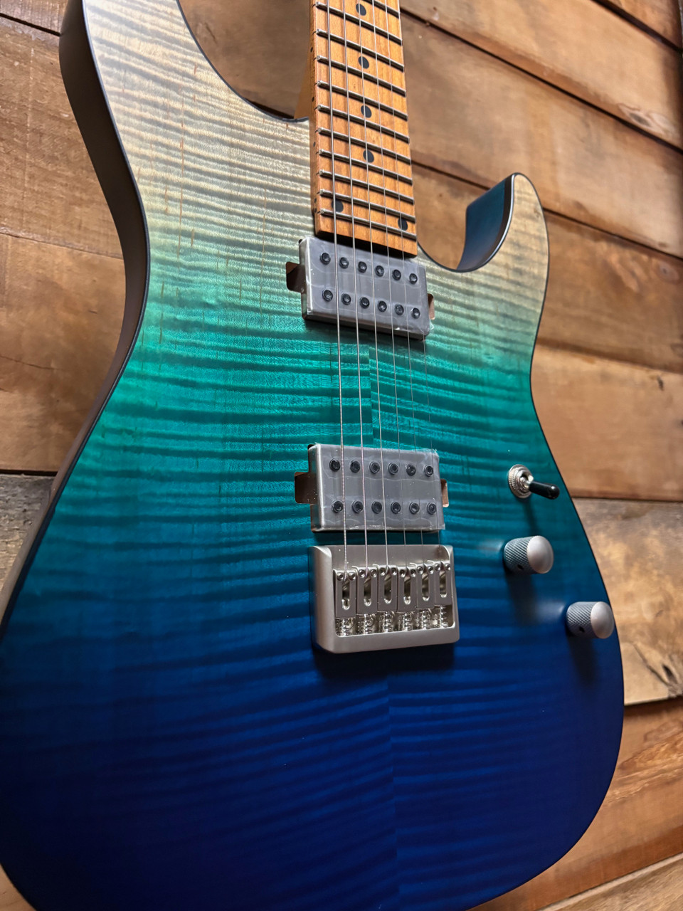 SELDER ギター グラデーションブルー Schecter C-1 Standard Plus Blue Fade