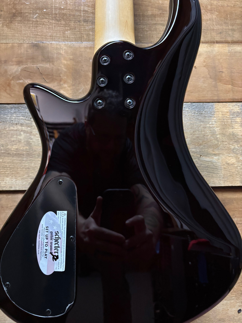 Schecter Stiletto Extreme 5 Bass Black Cherry