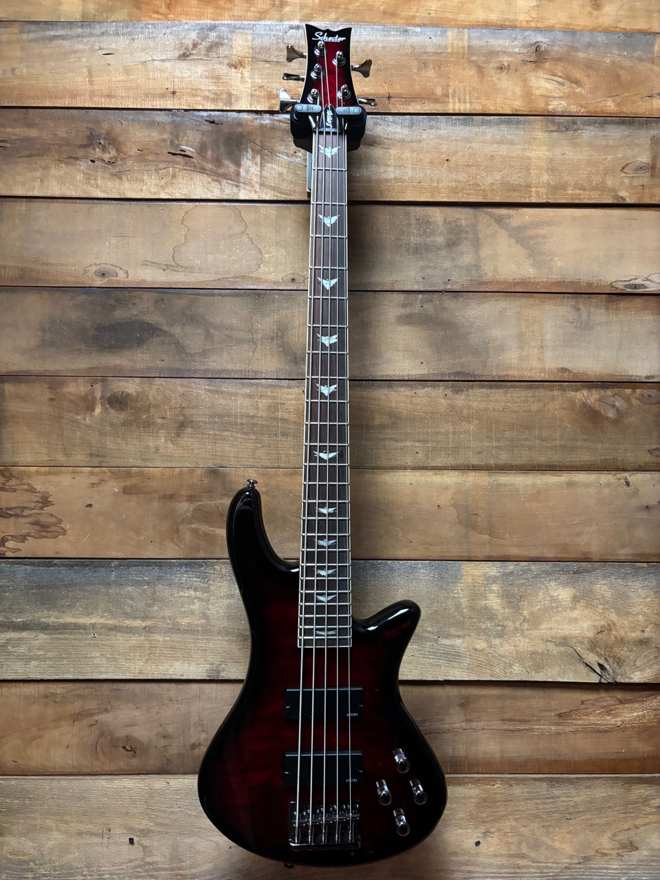 Schecter Stiletto Extreme 5 Bass Black Cherry