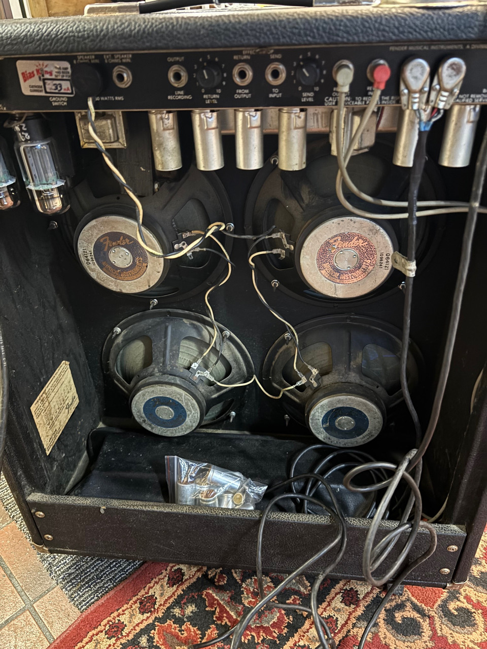 1983/84 Fender Handwired Concert II 4x10 Combo Rivera Era