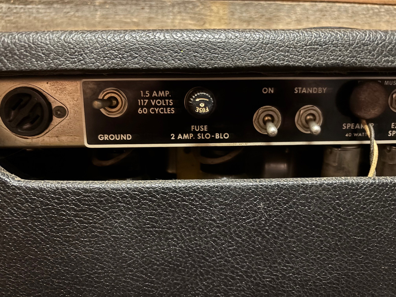 Vintage 1965 Fender Super Reverb w/CTS Speakers & Cover