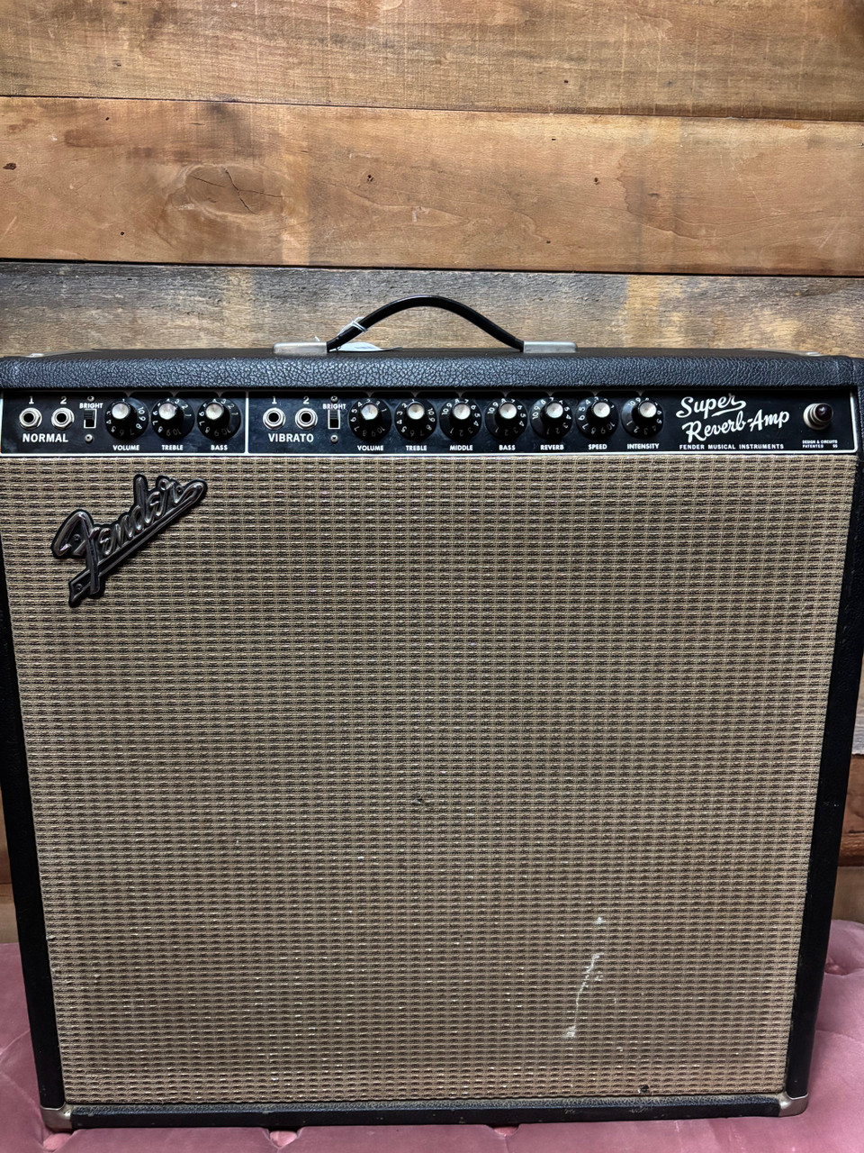 Vintage 1965 Fender Super Reverb w/CTS Speakers & Cover