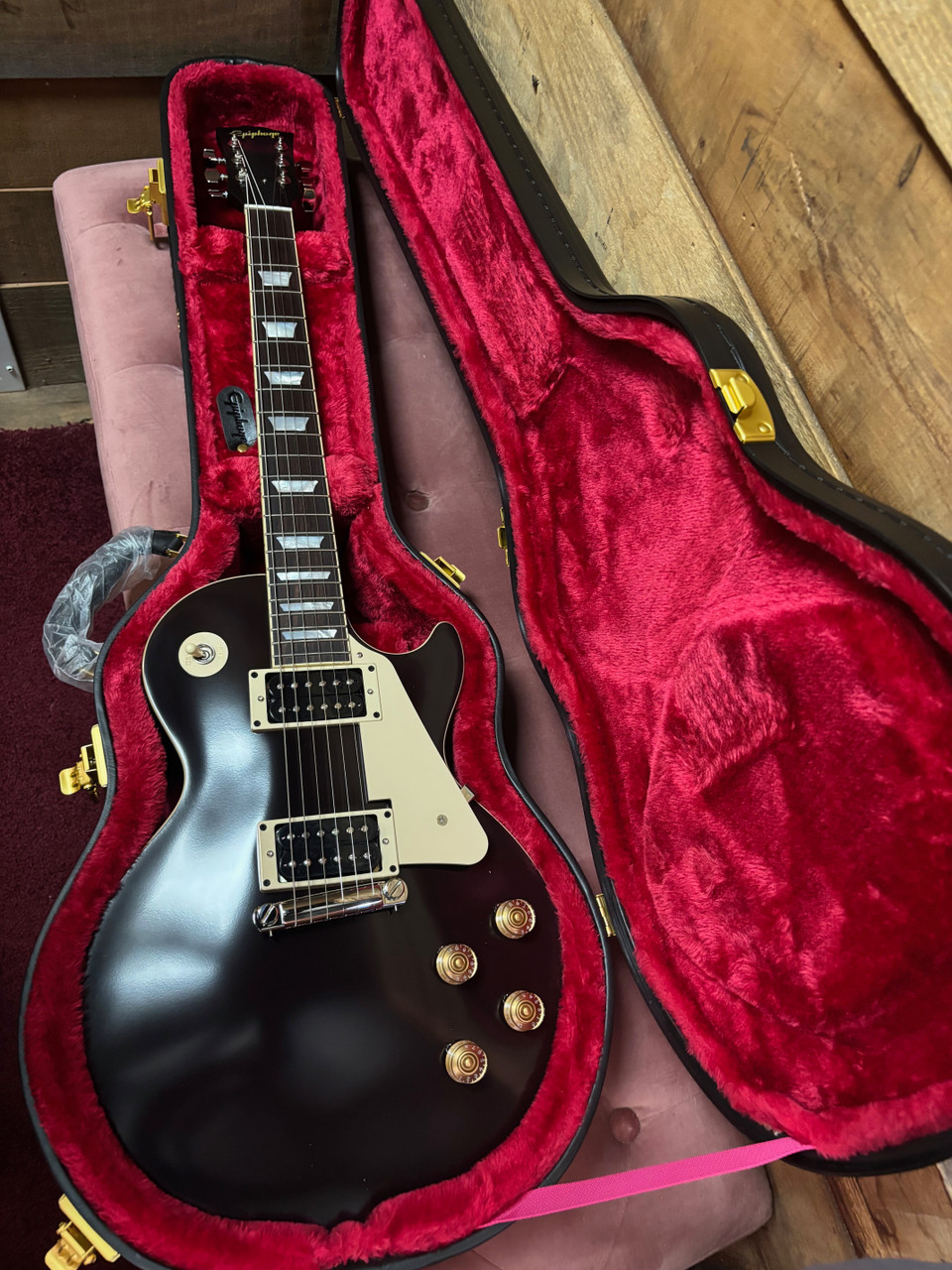 Epiphone Jeff Beck 1954 Les Paul Oxblood w/case