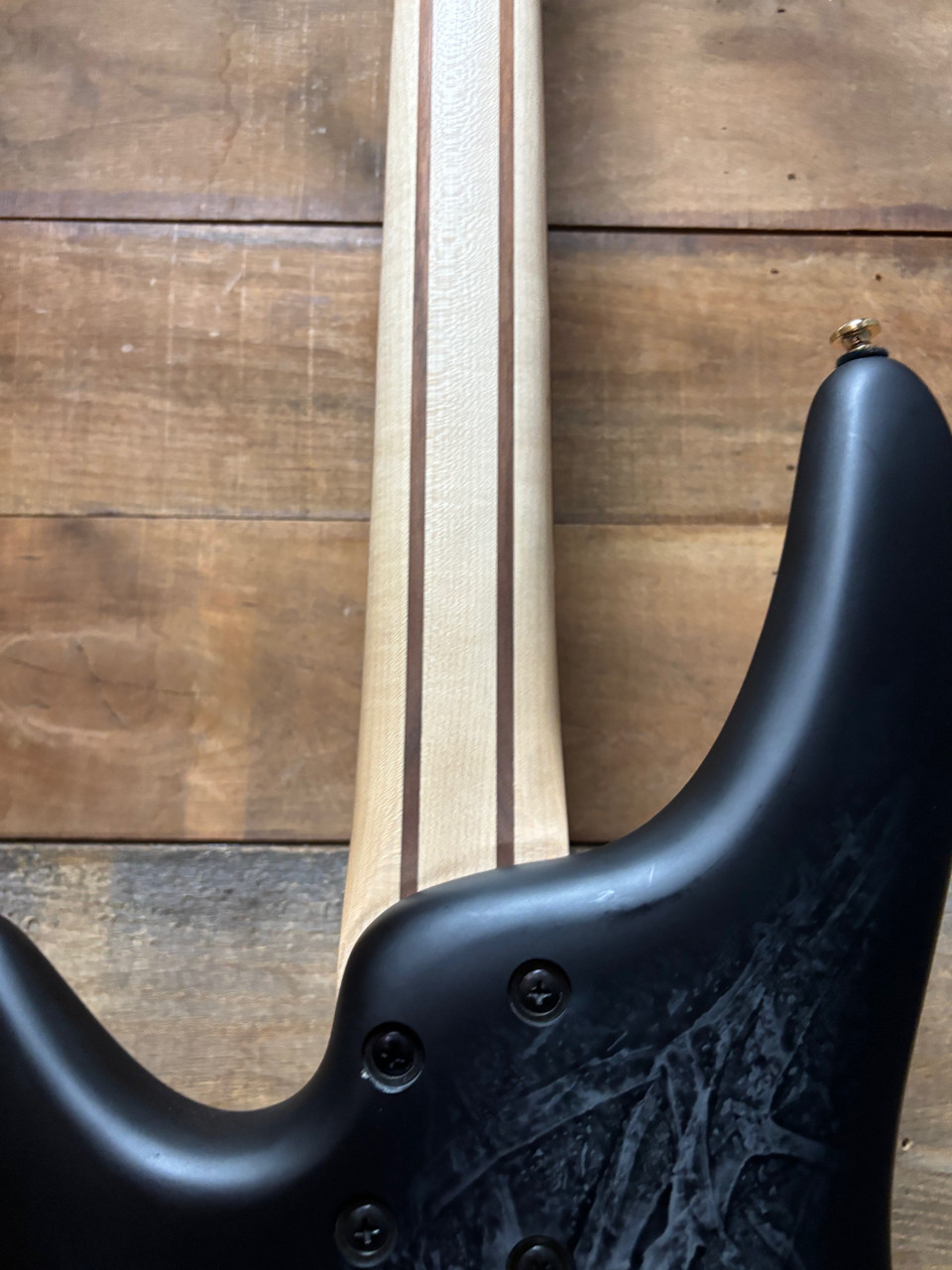 Pre-owned Ibanez SR300EDX Black Ice Frozen Matte