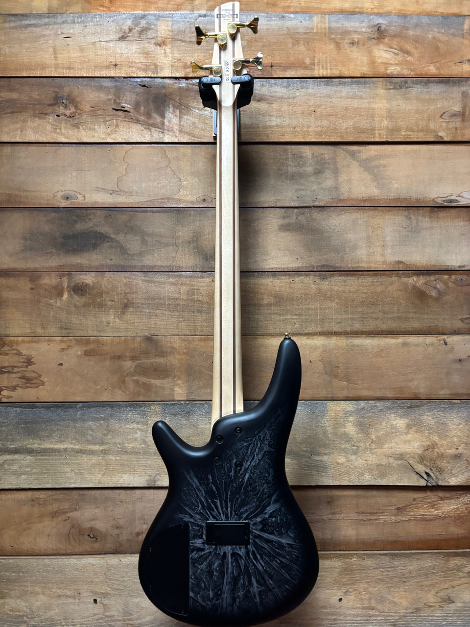 Pre-owned Ibanez SR300EDX Black Ice Frozen Matte
