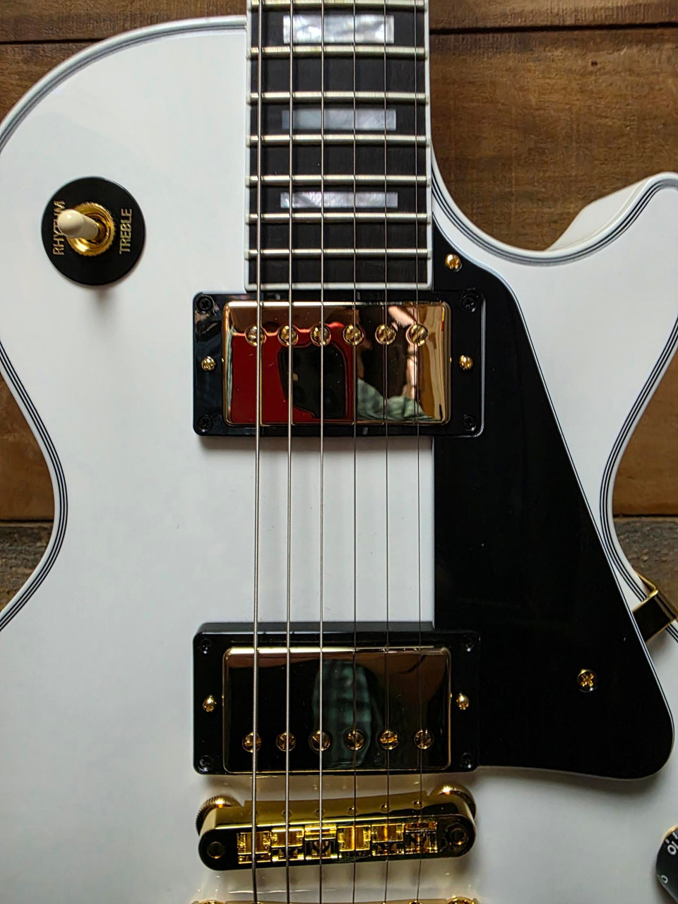 Gibson Custom Les Paul Custom Electric Guitar - Alpine White
