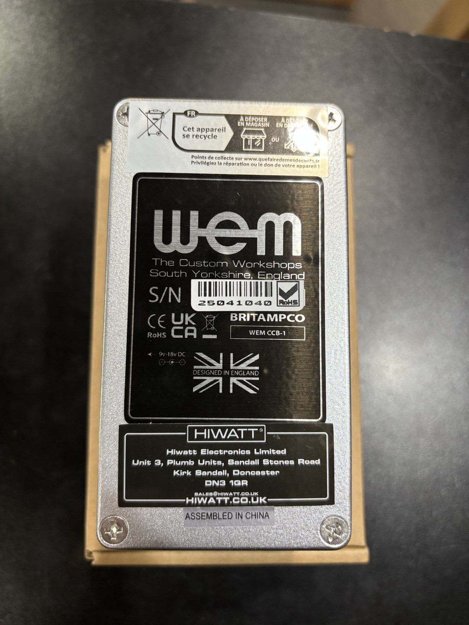 WEM Copicat Preamp + Boost