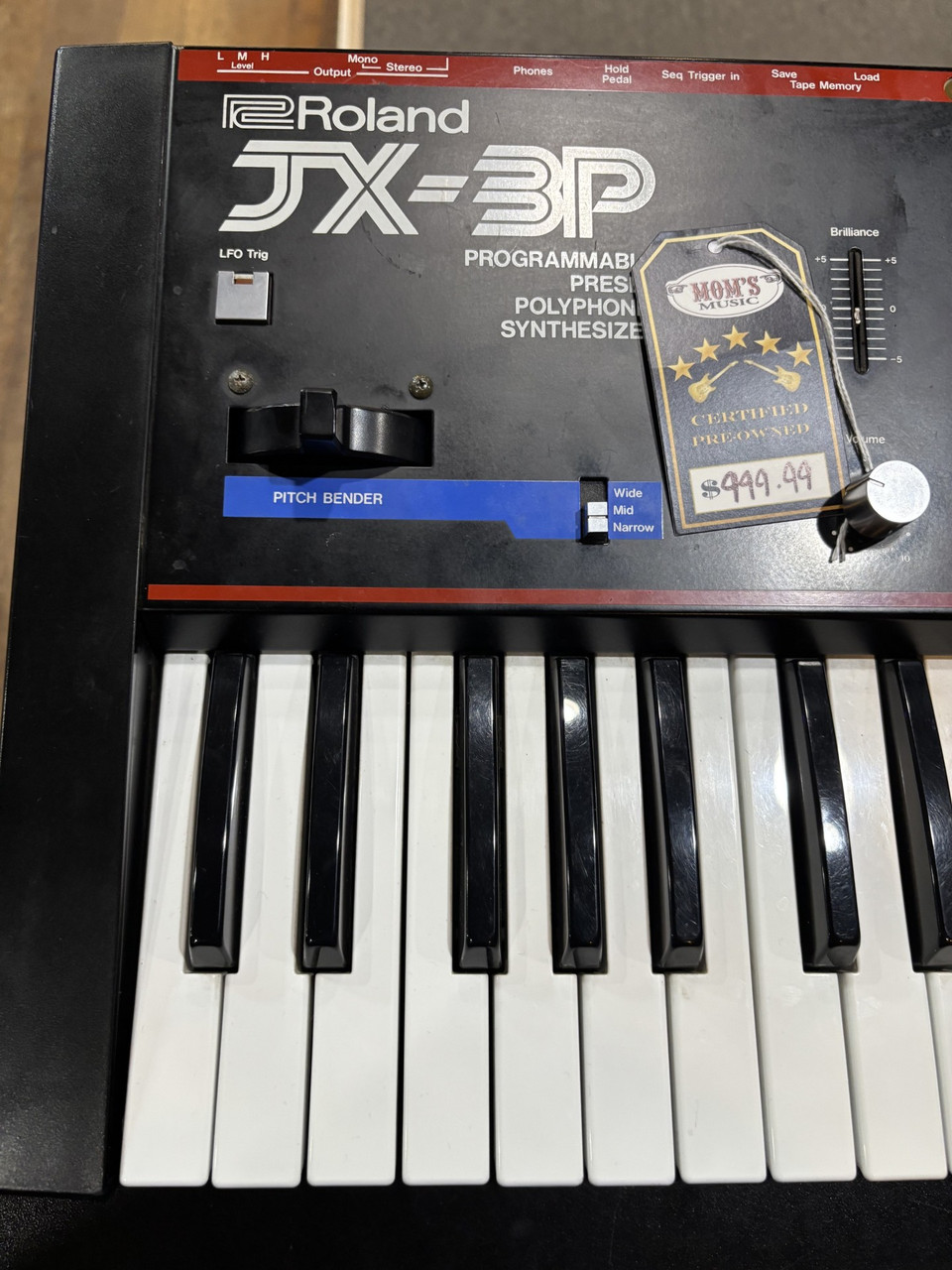 Vintage Roland JX3P Synth