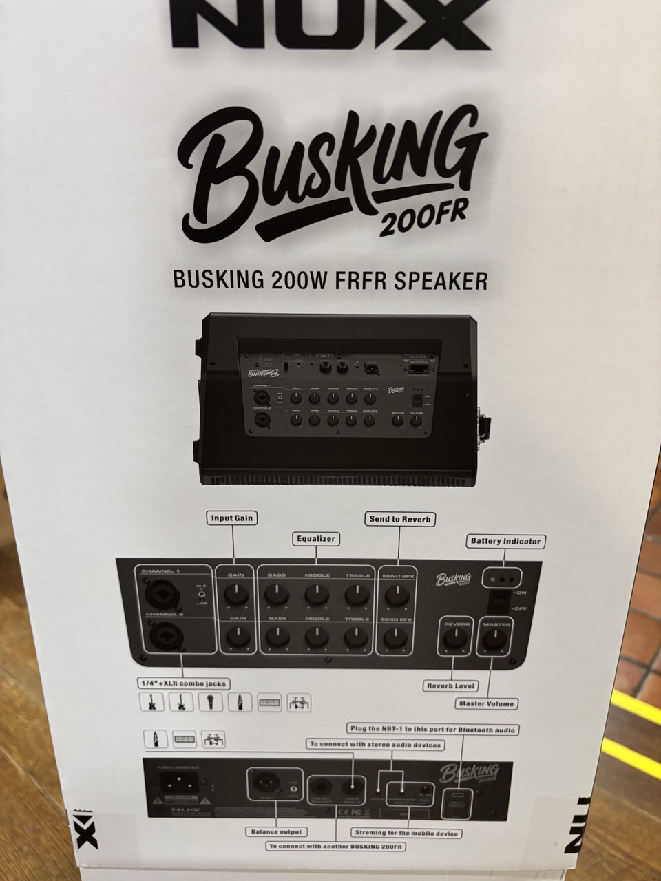 NUX Busking 200FR FRFR Speaker