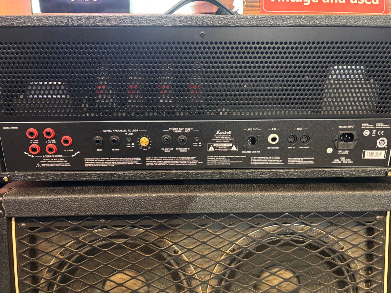 Marshall JVM-410H 100 Watt Tube Head