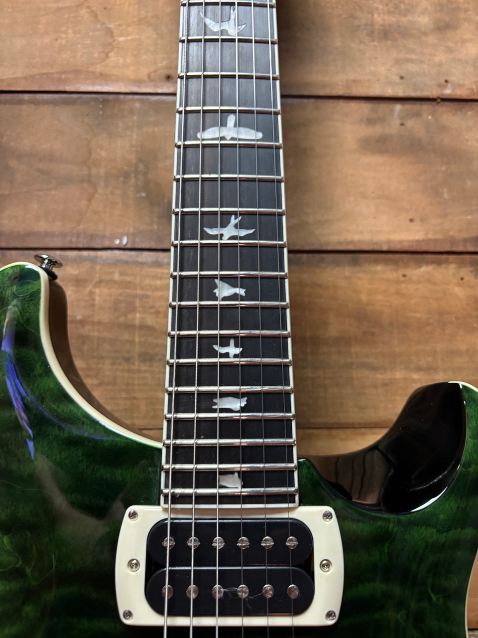 PRS SE Custom 24 Quilt Teal Black w/bag
