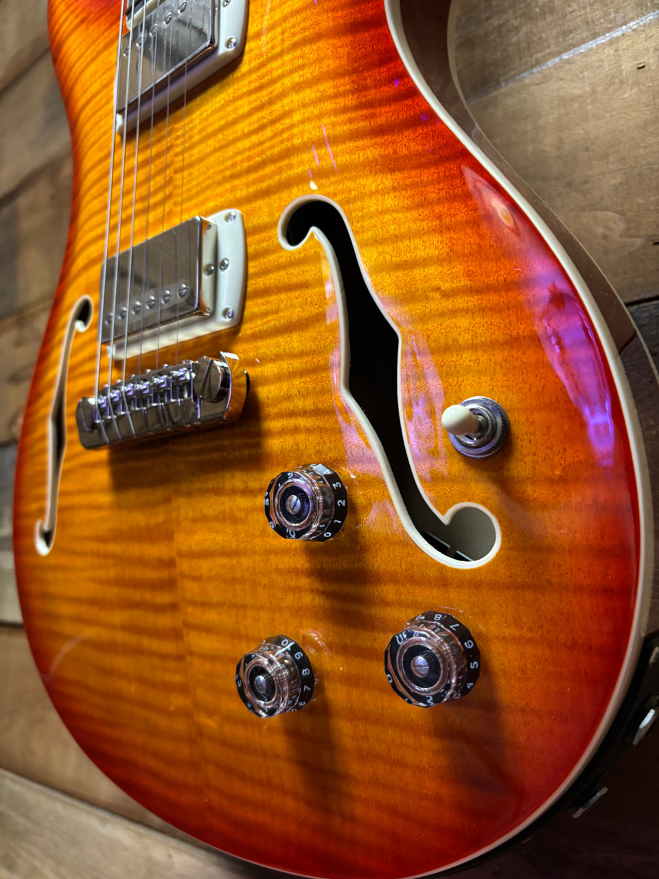 PRS SE Hollowbody II Piezo Vintage Sunburst w/bag