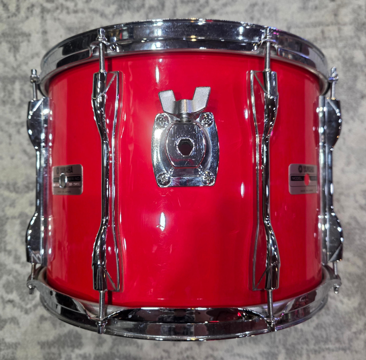 Too 　ドラム缶ディスプレイ Yamaha 1987 Recording Custom 10x14 Tom (Pre-Owned) - Hot Red