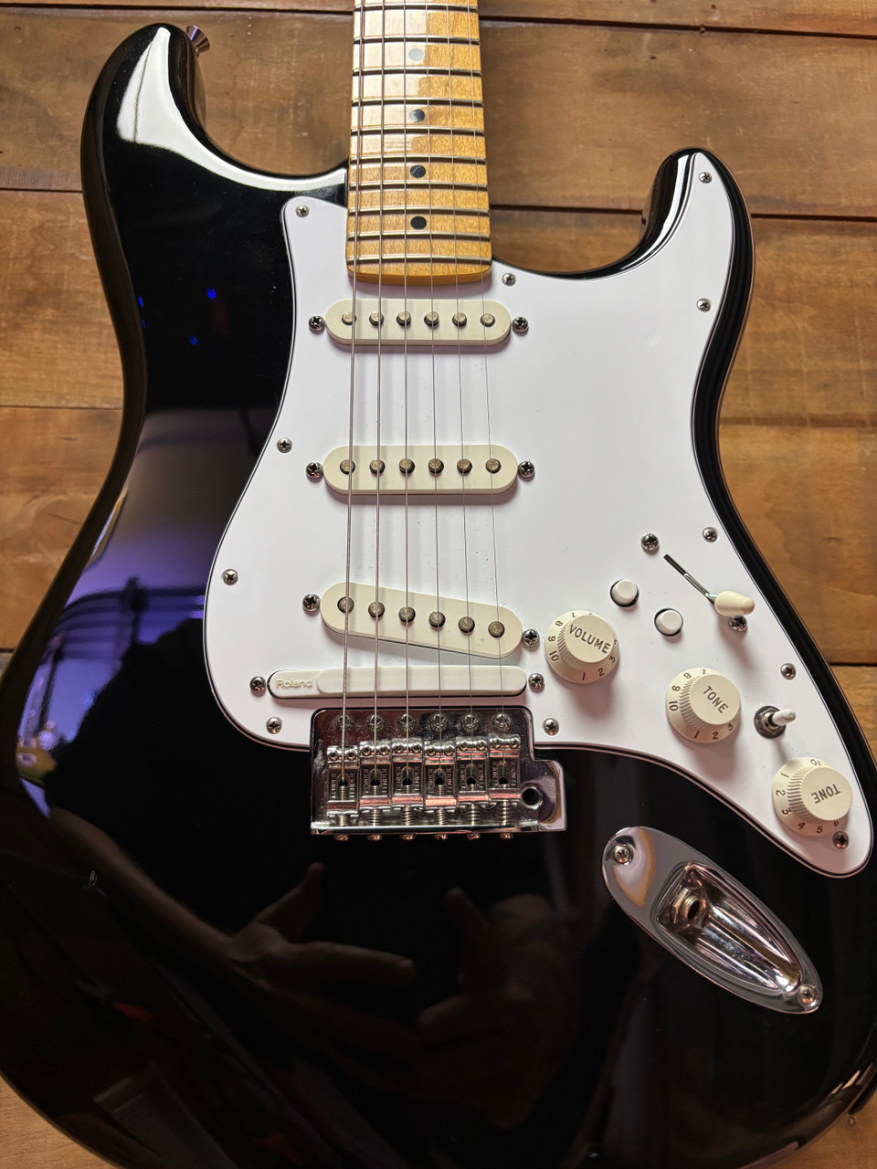 2012 Fender Roland GC-1 Strat Black w/GR55 & bag