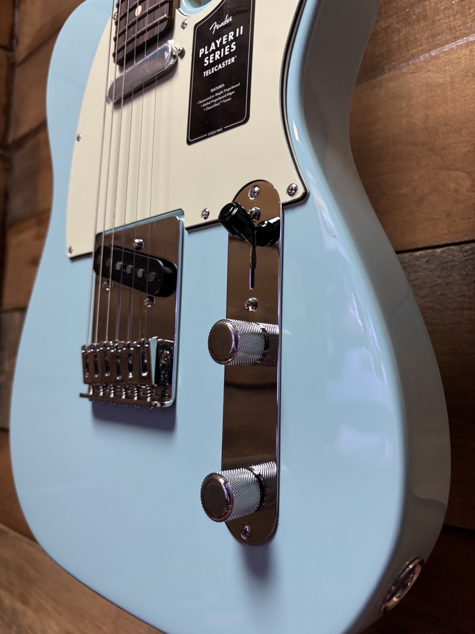 Fender 75th Anniversary Player II Tele Daphne Blue