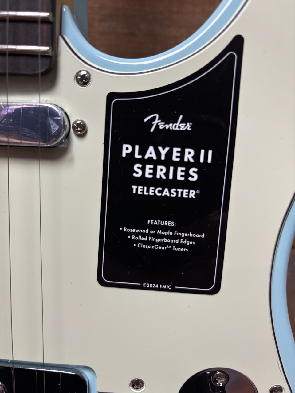 Fender 75th Anniversary Player II Daphne Blue