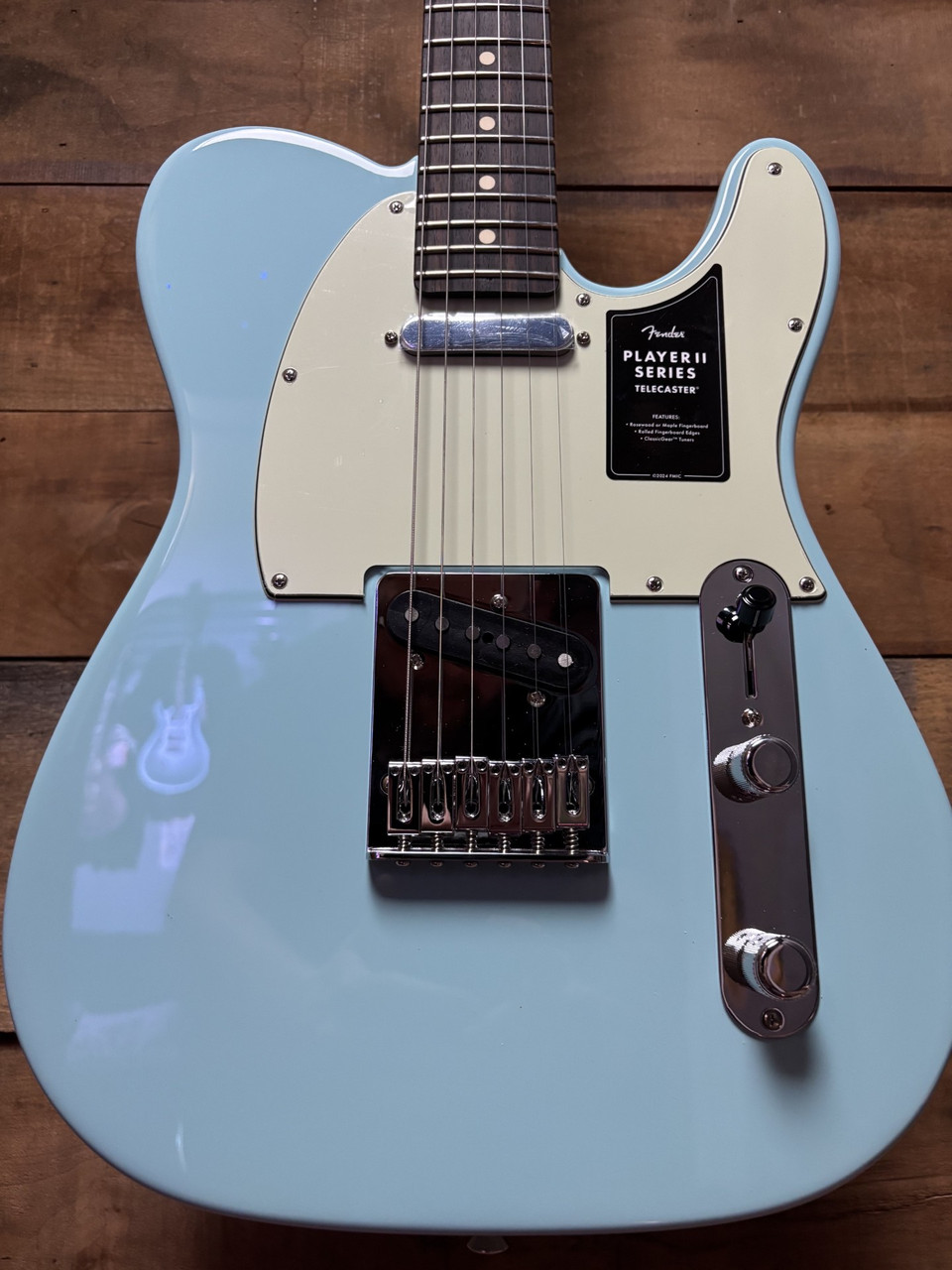 Fender 75th Anniversary Player II Tele Daphne Blue