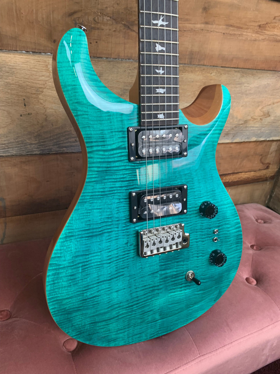 PRS SE Custom 24-08 Turquoise w/bag