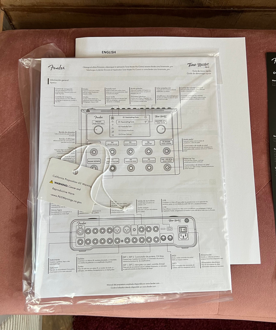 Fender Tone Master Pro Multi-Effects Guitar Workstation
