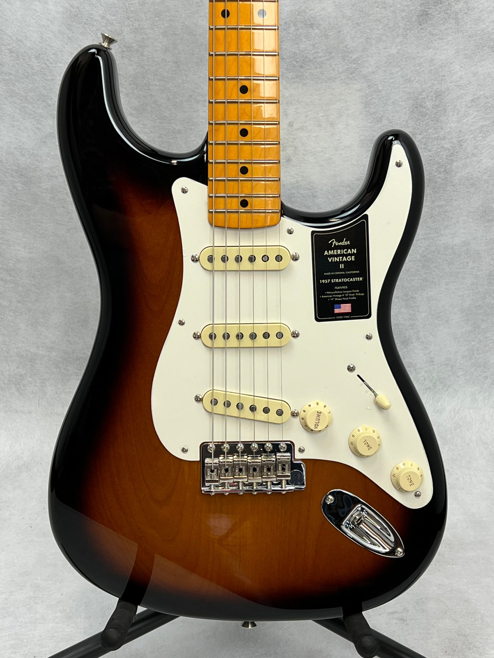 Fender American Vintage II 1957 Stratocaster Electric Guitar - 2-Color  Sunburst