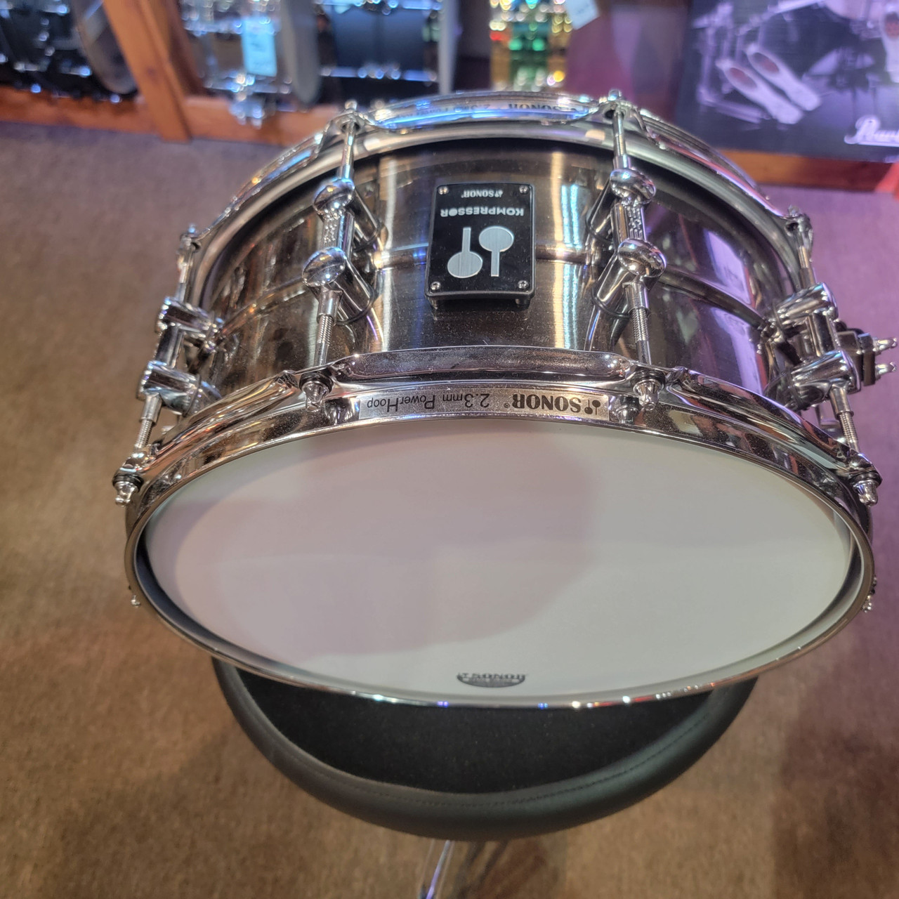 Ludwig Carl Palmer Venus Signature 3.7x14 Brass Piccolo Snare Drum -  Moms Music