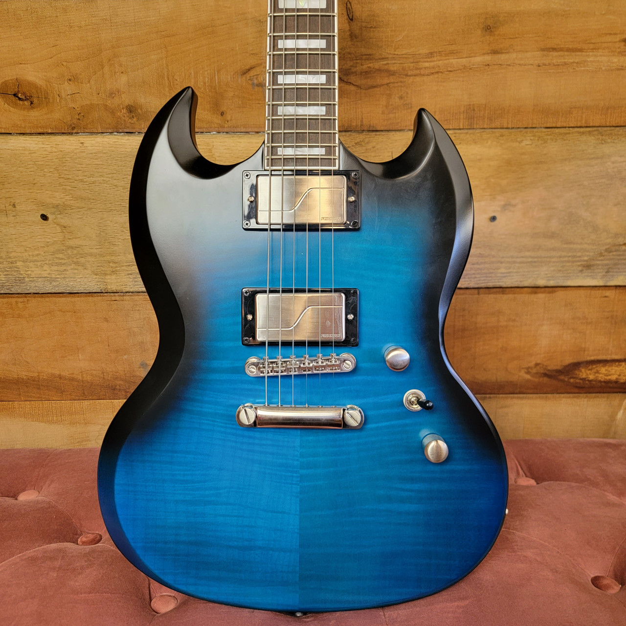 Epiphone Prophecy SG - Blue Tiger Aged Gloss