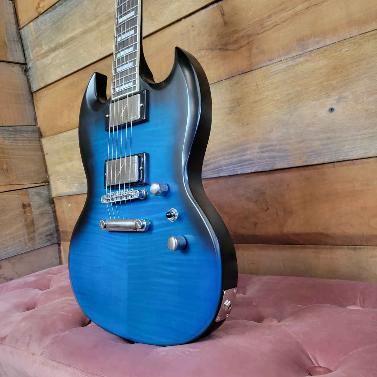 Epiphone Prophecy SG - Blue Tiger Aged Gloss - Moms Music